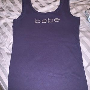 Bebe logo tank top